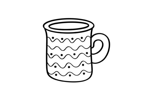 Christmas Cup with Drink Svg