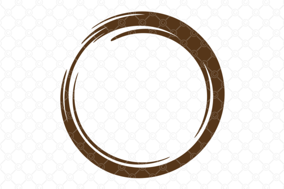 Coffee Stain SVG, Tea Cup Spill Ring 006