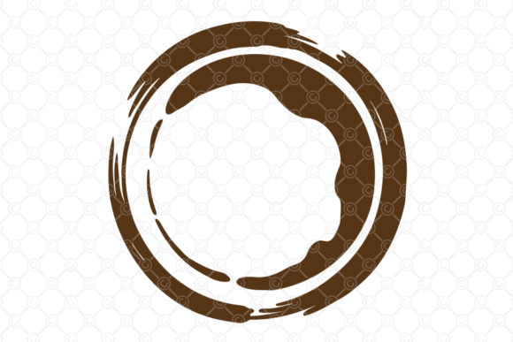 Coffee Stain SVG, Tea Cup Spill Ring 013