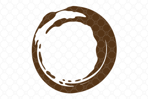 Coffee Stain SVG, Tea Cup Spill Ring 022