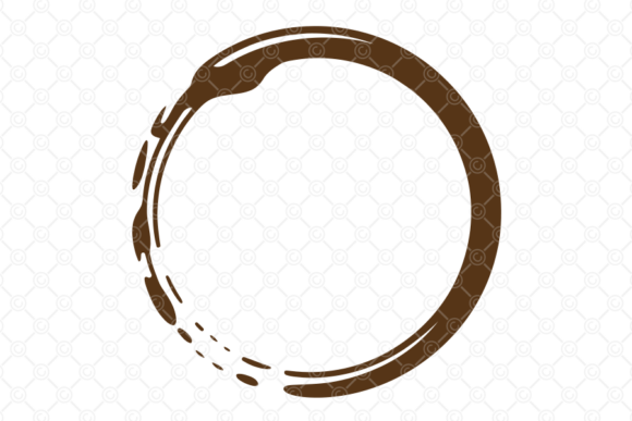 Coffee Stain SVG, Tea Cup Spill Ring 023
