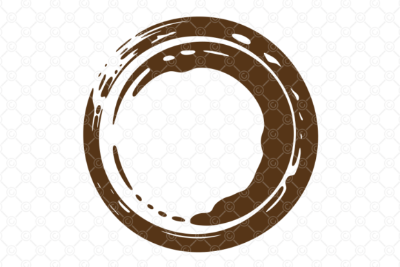 Coffee Stain SVG, Tea Cup Spill Ring 025