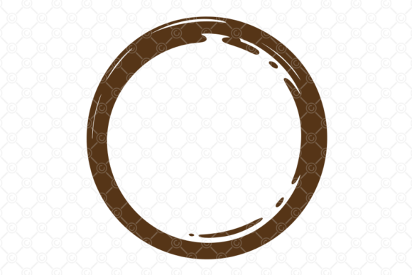 Coffee Stain SVG, Tea Cup Spill Ring 029