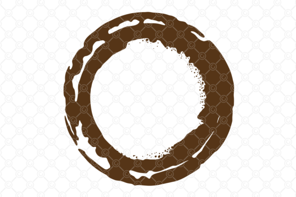 Coffee Stain SVG, Tea Cup Spill Ring 036
