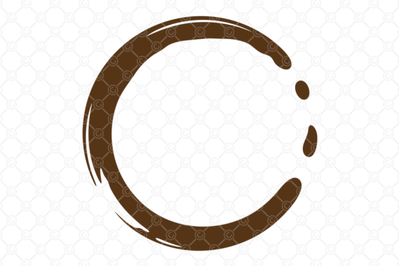 Coffee Stain SVG, Tea Cup Spill Ring 039