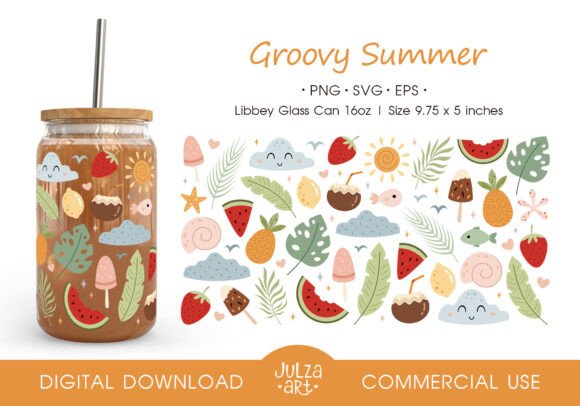 Groovy Summer Wrap Design