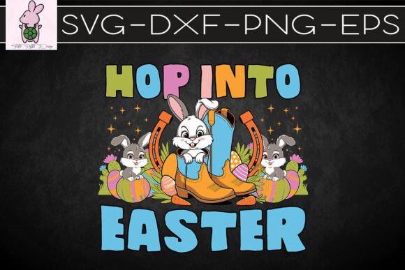Hop Into Easter Hip Hop Happy Bunny SVG