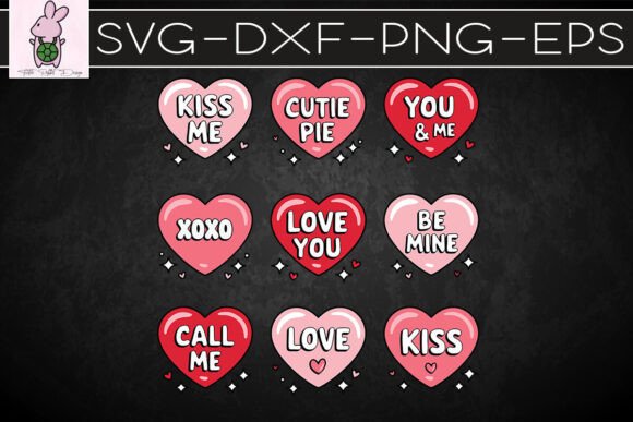 Kiss Me Cuttie Me You and Me Happy SVG
