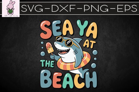 Sea Ya at the Beach Summertime SVG