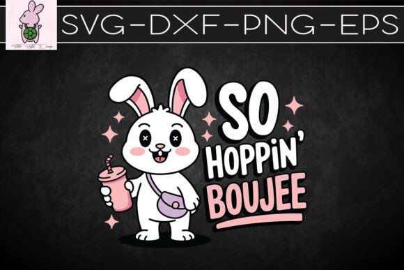 So Hoppin Boujee Easter Day Retro SVG